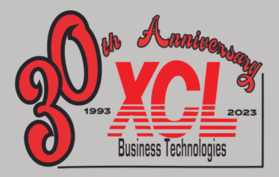 XCL 30th Logo Grey